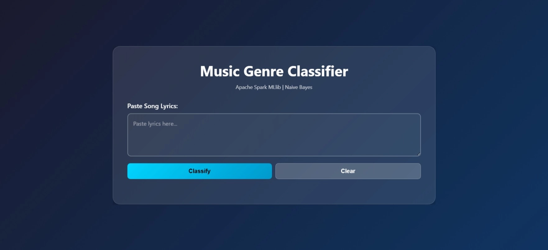 Music Genre Classifier